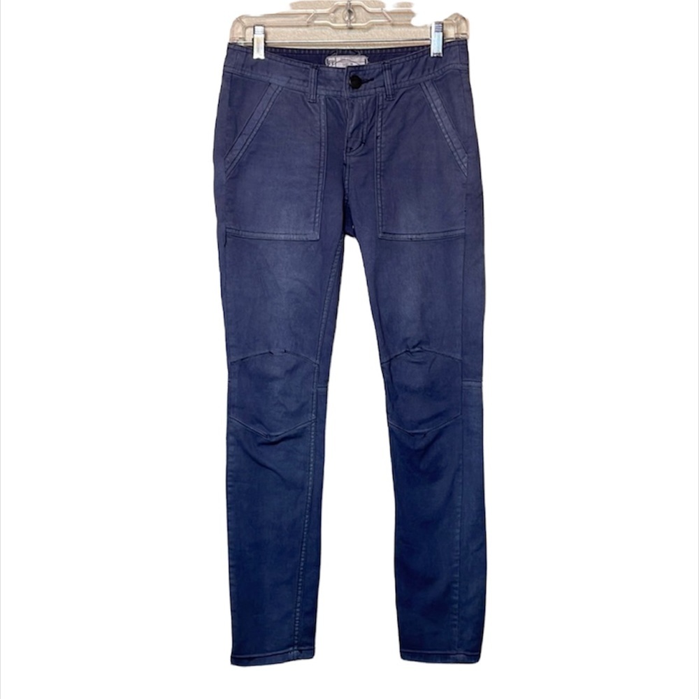 Free People Pants Blue/Gray moto‎ pants size 26